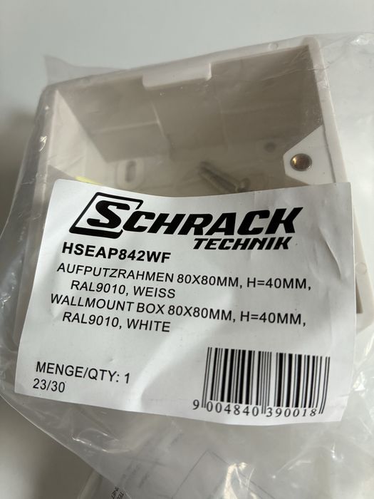 5 seturi Schrack priza, doza si modul RJ45 ecranat Cat 6