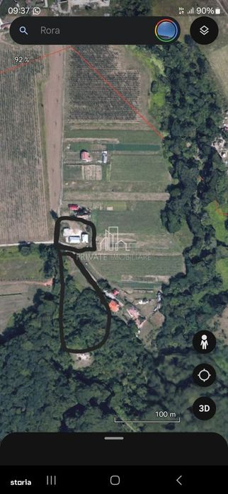 Teren agricol extravilan, 16000 Mp si 1234 Mp, Rora, Sighisoara