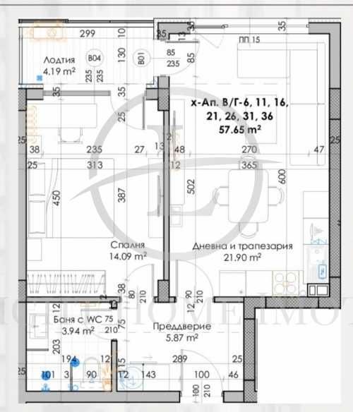 Продава се Двустаен апартамент в Пловдив, Южен - 71 кв.м за 1282 €/кв.м - Снимка #9
