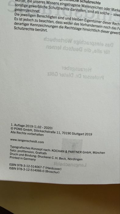 Немски тълковен речник Langenscheidt