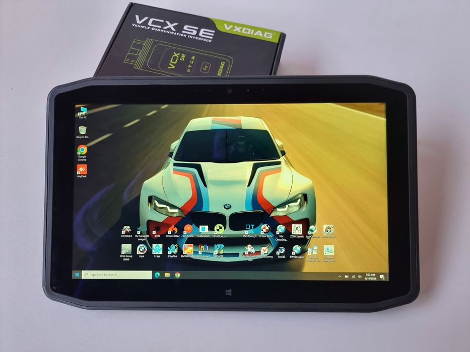 Diagnoză/Tester BMW ISTA Esys VCX ICOM  cu Tabletă ZEBRA XPLORE R12