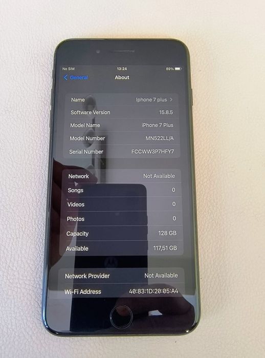 Iphone 7 plus - 128GB,85%Батерия,OS 15.8.5