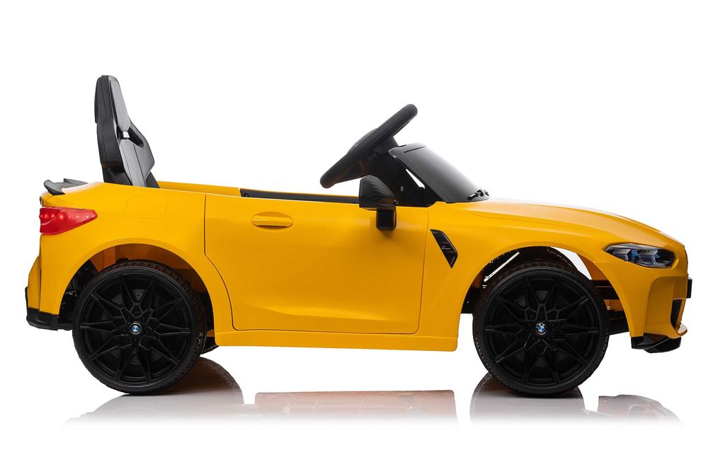 Masinuta electrica pentru copii, Bmw M4 90W 12V 7Ah PREMIUM Yellow