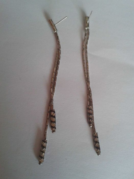 Cercei lungi din argint 5 grame argint