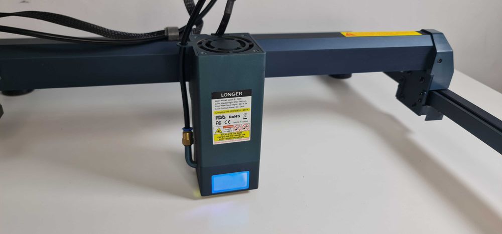 Лазерна машина за гравиране и рязане Longer B1 30W с Air Pump