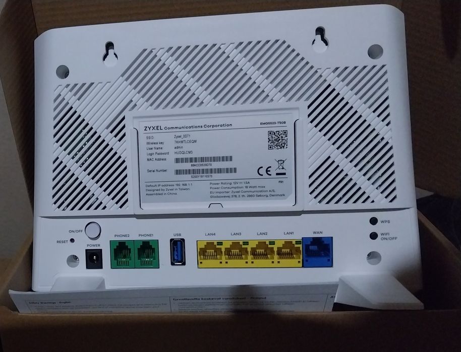 ZXEL модем 5523 Т150