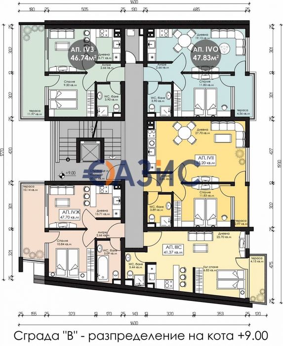 Апартамент с 1 спалня в комплекс Melia Florence в Несебър, България, 56,70 кв. м, 85050 евро #33674162
