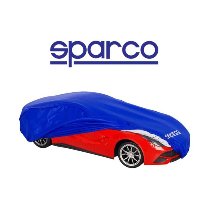 Водоустойчиво покривало за автомобил Sparco с 4 размера - М/L/XL/XXL