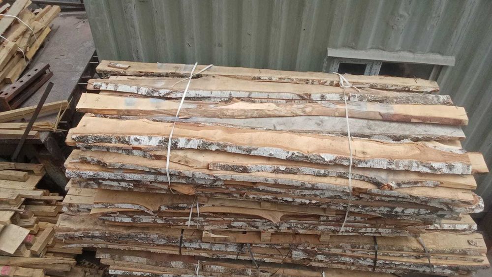 доска не обрезная (береза)