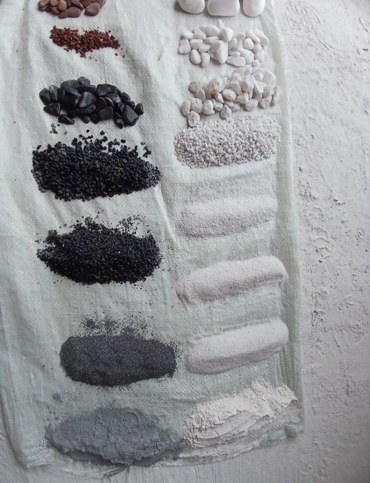 Мраморная крошка белы, черный . Любые фракци и обьём.  . 

Хар хил Фра