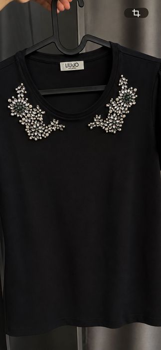 Liu jo , guess тениска с кристали и боди с кристали