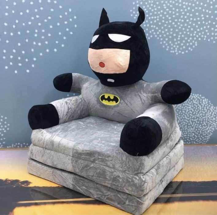 2в1 Плюшен фотьойл-легло Кити / Hello Kitty кресло плюшени играчки