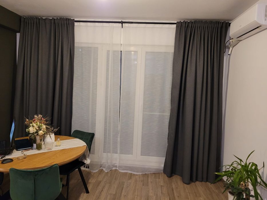 Draperii opace antracit