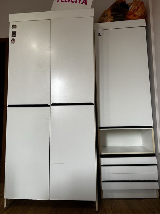 Шкафы, белые, б/у, отдам недорого