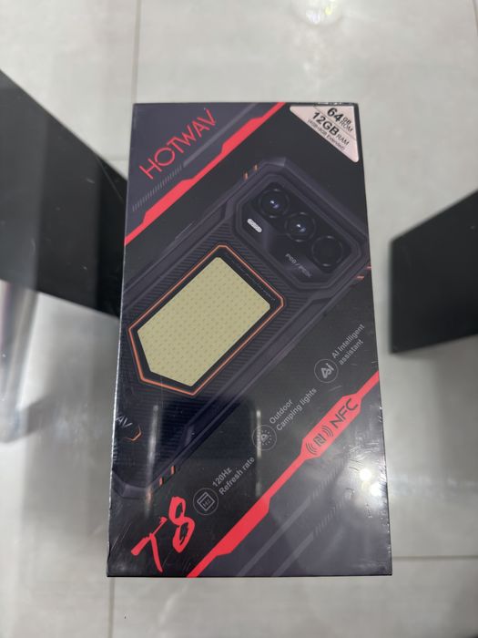 Telefon rugged Hotwav T8 magma orange 64GB / 4GB RAM + 8GB • NOU / SIGILAT •
