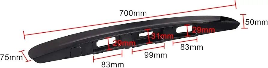 Дръжка на капака на багажника на задната врата Nissan Qashqai J10