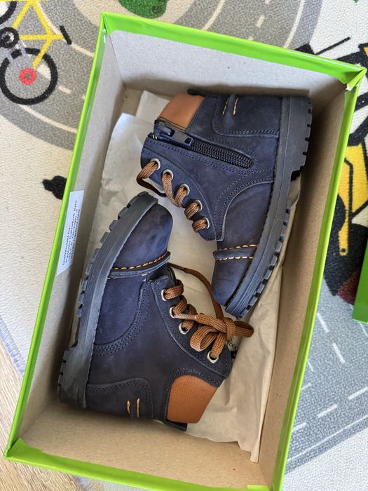 Бебешки боти естествена кожа 21 номер