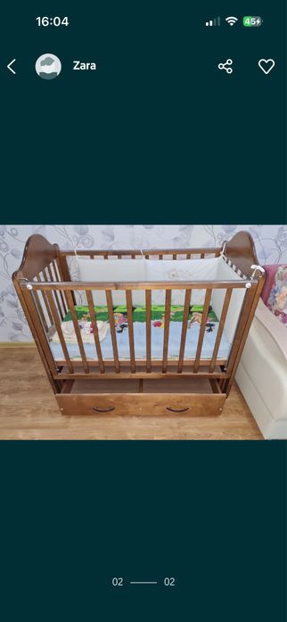 Продам детскую кроватку