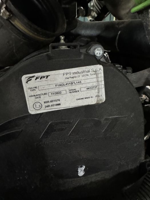 Motor iveco 2.3 an 2024 cu 10.000 km f1agl411