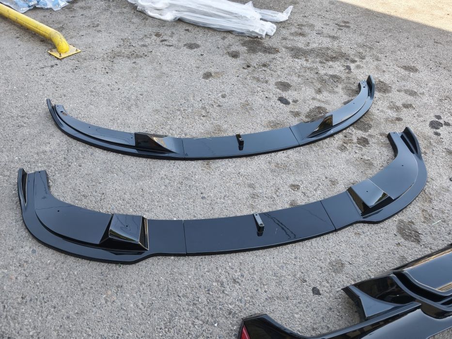 BMW E60 губа перед Мтех