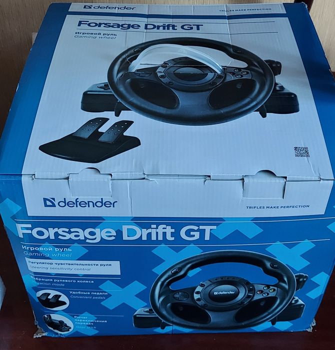 Продам игровой руль Defender Forsage Drift GT