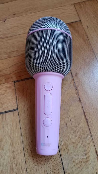 Microfon karaoke - Micro Groovy - Marshmallow, roz, NOU