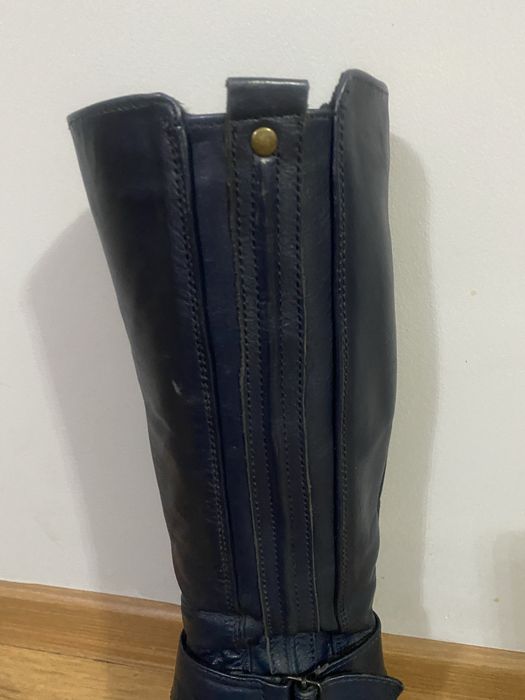 Дамски ботуши тъмно сини