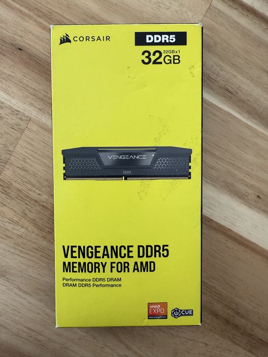 Memorie Corsair DDR5 for AMD, 1x32GB, 6000, Garantie Emag 24 luni