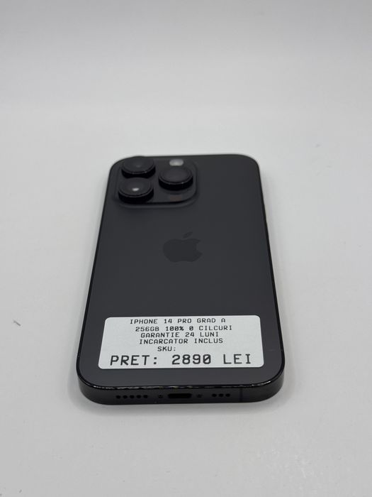 Iphone 14 Pro 256GB 100% Grad A Garantie 24 luni - zonemag.ro