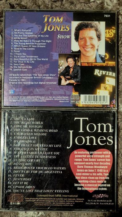 CD-uri Tom Jones-2buc