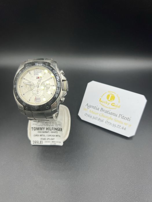 Ceas Tommy Hilfiger quartz curea metalica cod produs 12108
