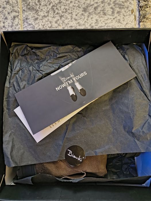 Ботуши  Bianki естествен велур