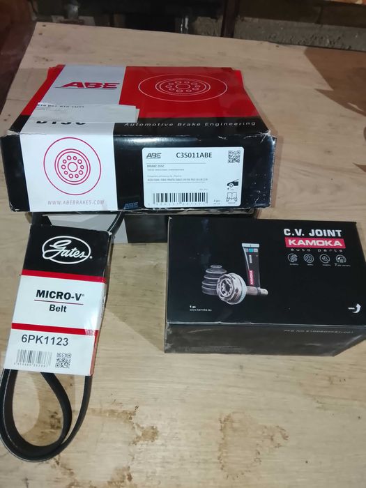 Нови спирачни дискове,каре ,пистов ремък.
