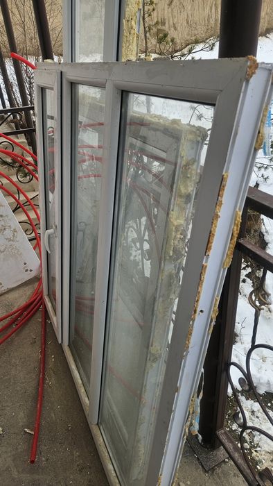 Окна пластиковые б/у, балконные двери