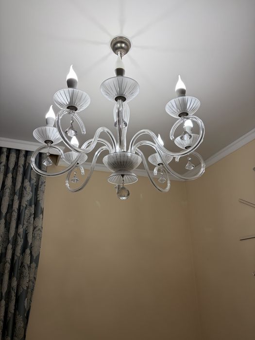 Люстра хрусталь прага