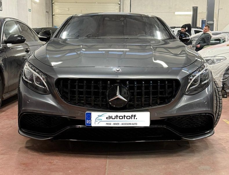 Grila centrala S-Coupe C217 A217 compatibila cu Mercedes (14-20) Panamericana Black Design