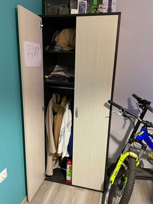 обзавеждане на детска стая ирим - гардероб, матрак нани и шкафче