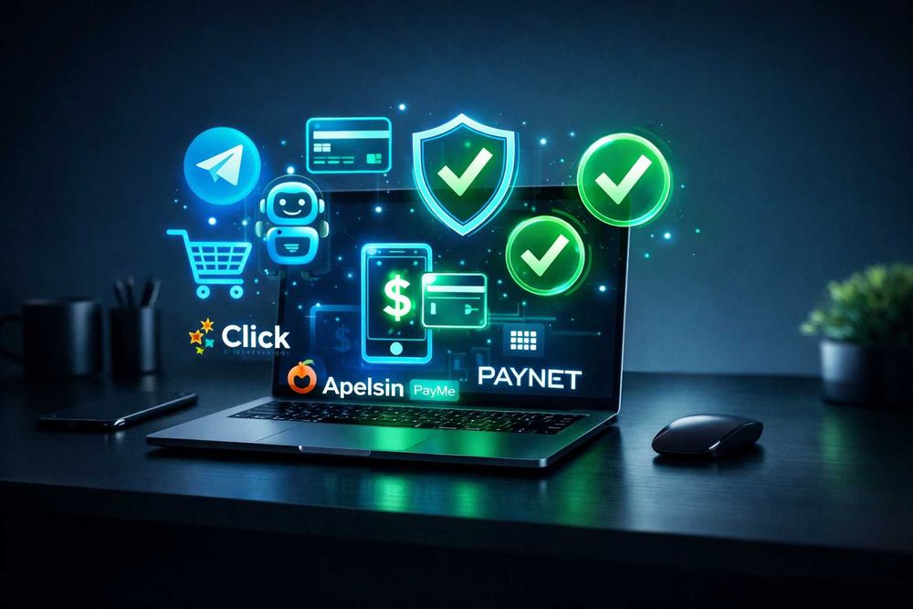 Telegram Bot yaratish | Создание ботов + Payme, Click, Uzum