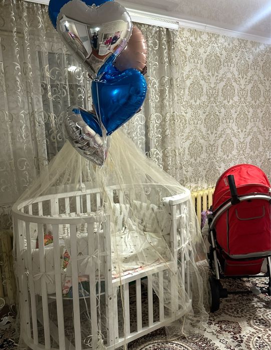 Бала жаткызатын оте ынгайлы манеж