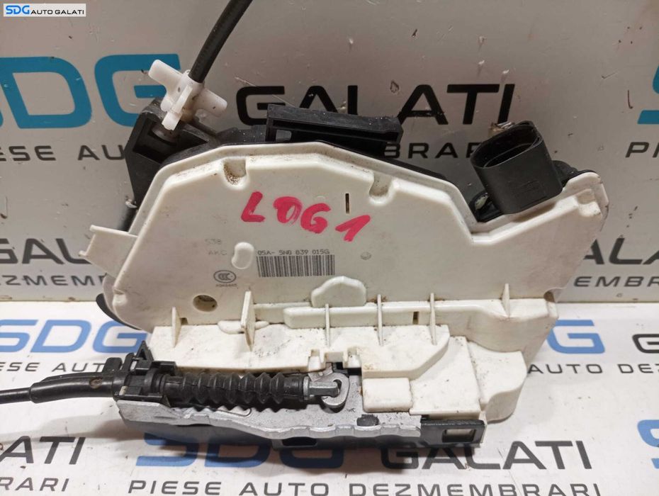 Broasca Incuietoare Usa Portiera Stanga Spate Skoda Fabia 2 2007 - 2015 Cod 5N0839015G [M5205]