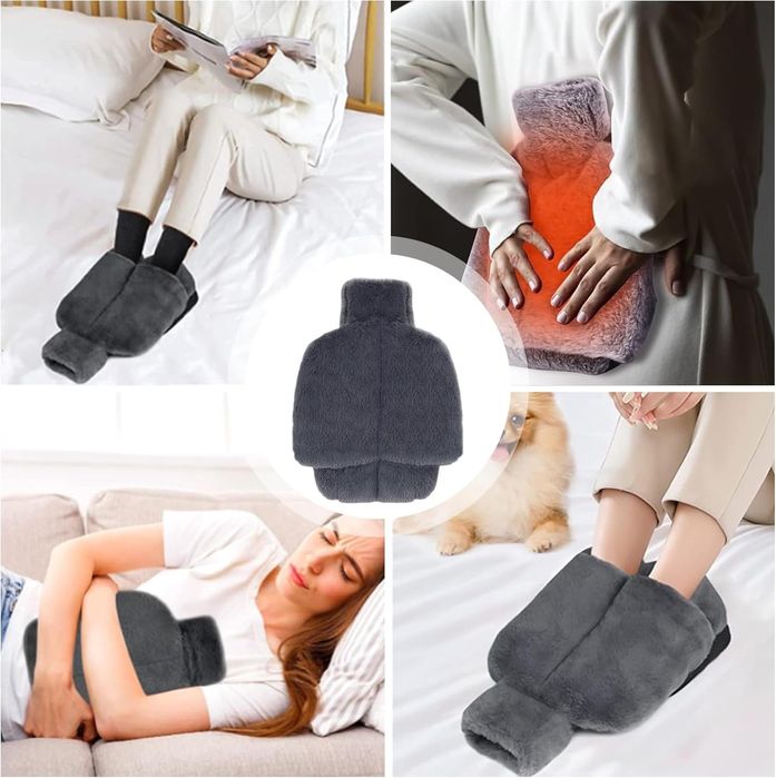 Нагревател за крака с топла вода. Затоплящи ботуши без електричество