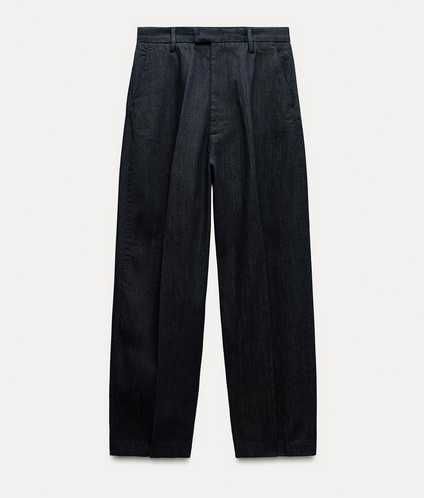 Zara женские джинсы из ZW Collection размер loose fit baggy barrel