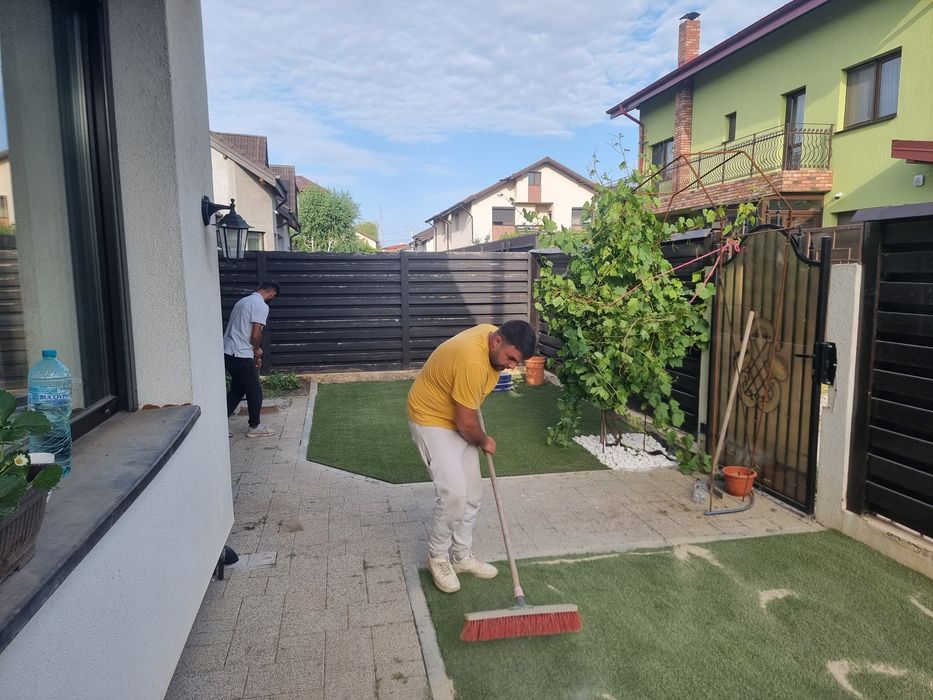 Amenajari Gradini, Insamantare cu gazon ,Gazon artificial ,Gazon rulou