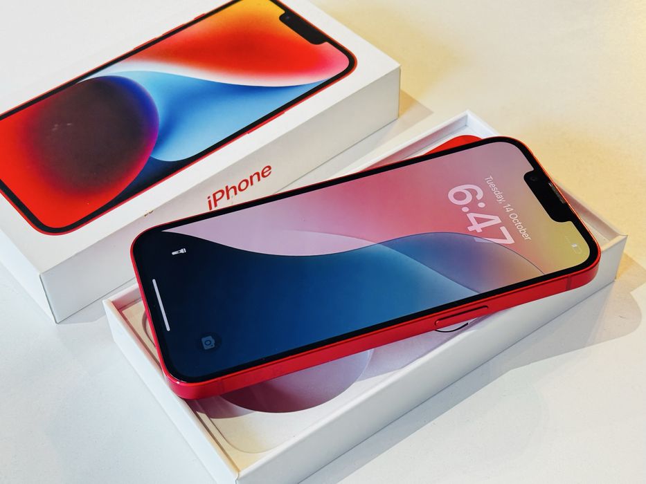 Iphone 14 128GB Red 98% Батерия! Гаранция 6 месеца