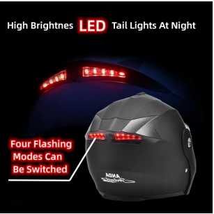 Скутер ва мотоцикллар каска шлем.  Хитой махсулоти. Оркасида чирок бор