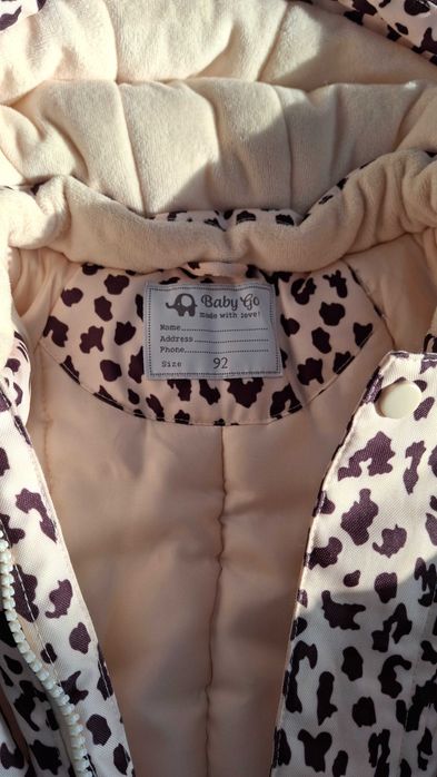 Зимний комбинезон на девочку