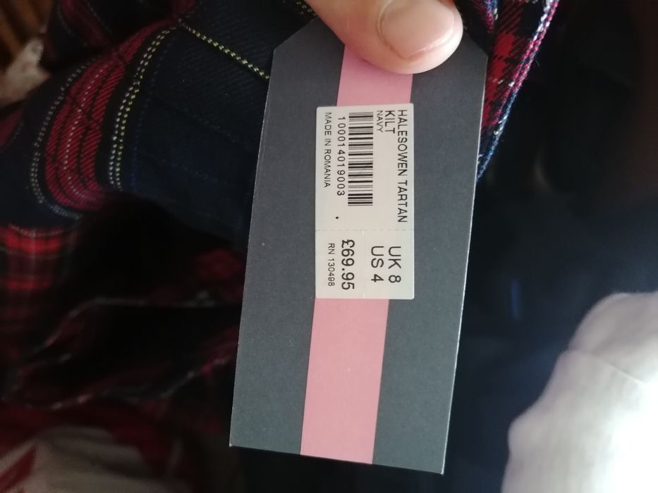 Fusta in carouri Jack Wills