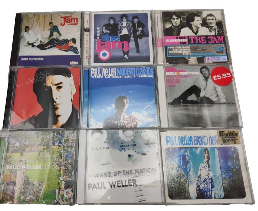 Colectie 9  cd-uri THE JAM  / Paul Weller