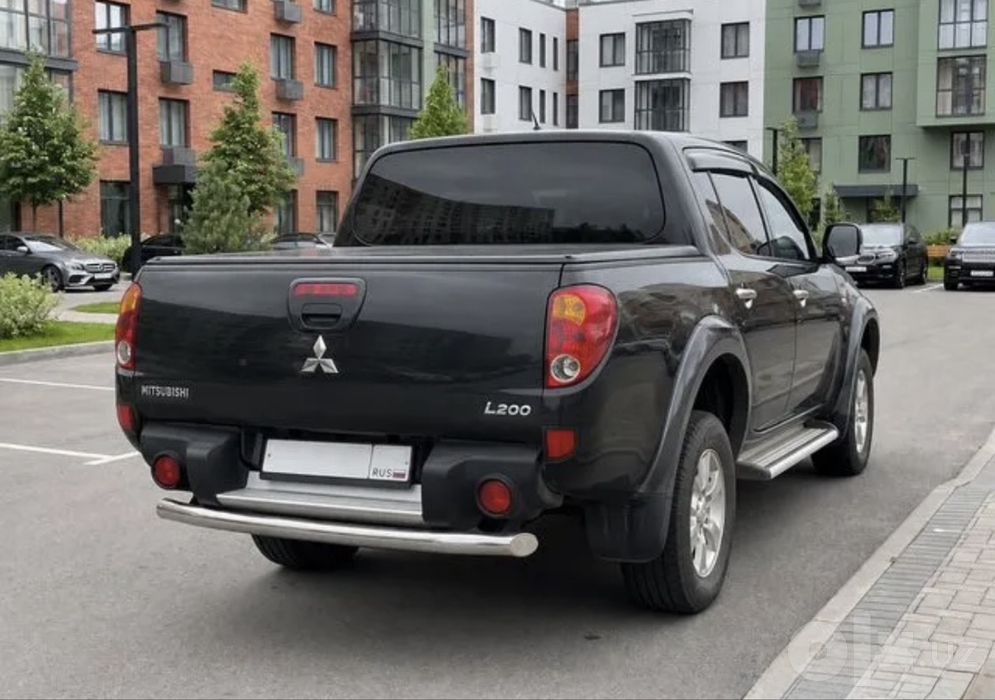 Защита бампера Mitsubishi l200 Pajero Sport