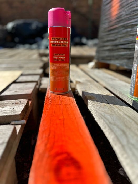 Spray vopsea.Spray marcaj rosu fluorescent+verde 500ml.